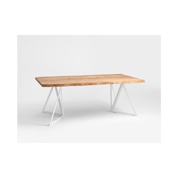 Jídelní stůl s deskou z dubového dřeva Custom Form Sherwood, 180 x 90 cm-image-2