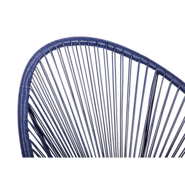 Modré kovové/plastové zahradní křeslo Avocado Comfort – Bonami Selection-image-4