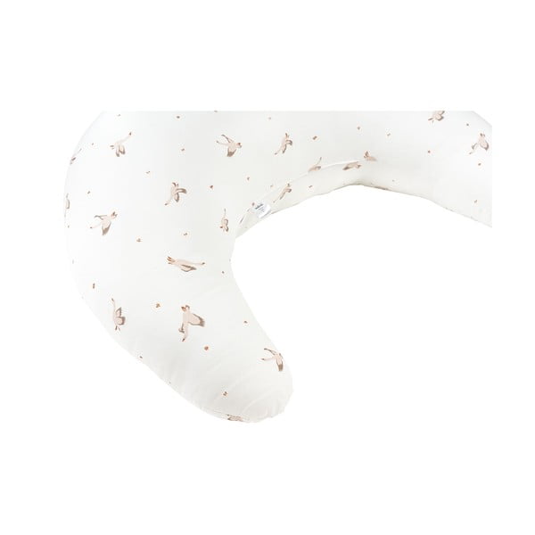 Bílý kojící polštář Goose – Malomi Kids-image-1