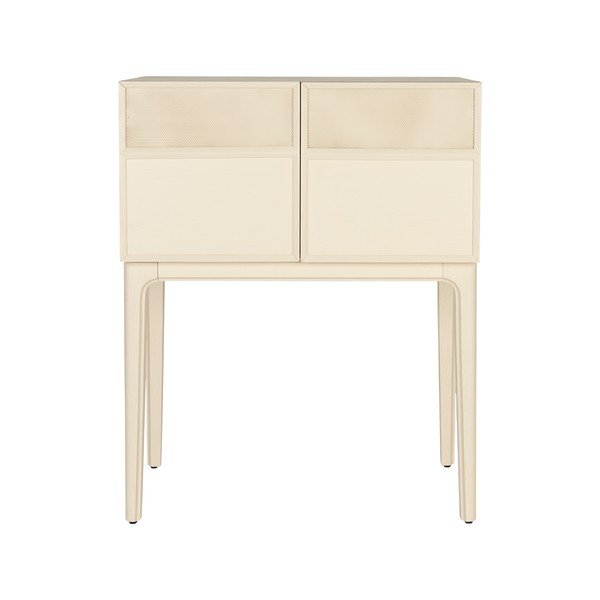 Krémová komoda v dekoru dubu 80x100x45 cm June – Zuiver