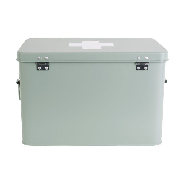 Mentolově zelená kovová lékárnička PT LIVING Medicine, šířka 31,5 cm-image-4