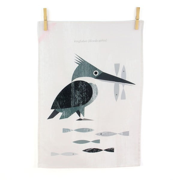 Sada 2 bavlněných kuchyňských utěrek Happy Friday Basic Kingfisher, 70 x 50 cm-image-2