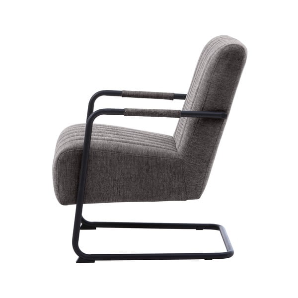 Tmavě šedé křeslo Trout – Unique Furniture-image-3