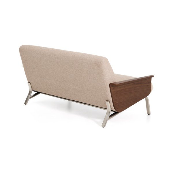 Světle hnědá žinylková pohovka 165 cm Amsen – Kave Home-image-4