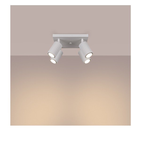 Bílé bodové svítidlo 25x25 cm Gleam – Sollux-image-2