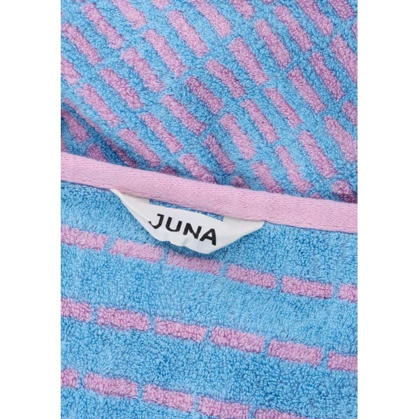 Modrý/růžový froté ručník s příměsí bambusu 50x100 cm Nuance – JUNA-image-2