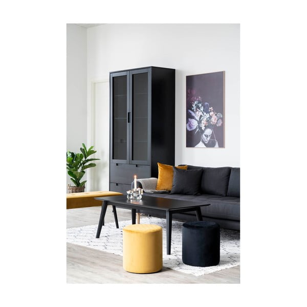 Černý puf House Nordic Ejby, ø 34 cm-image-3