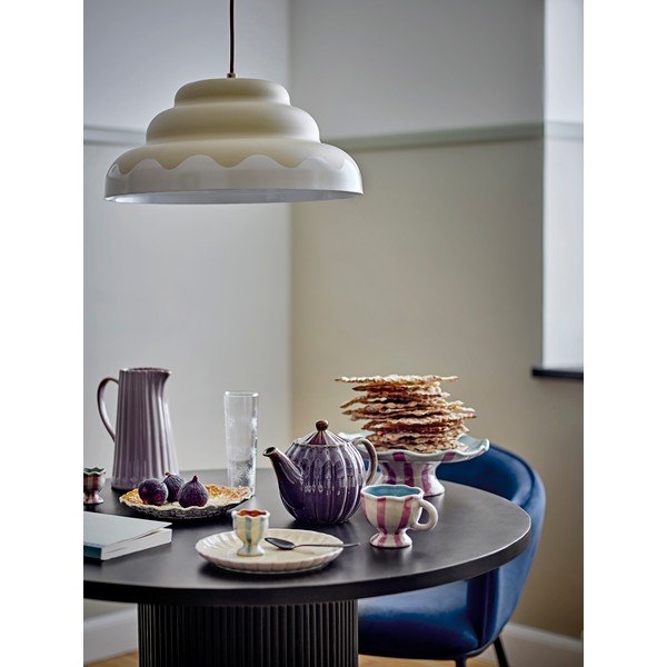 Krémové závěsné svítidlo s kovovým stínidlem ø 40 cm Lacya – Bloomingville-image-1