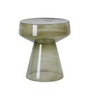 Skleněný kulatý odkládací stolek ø 37 cm Dakwa – Light & Living