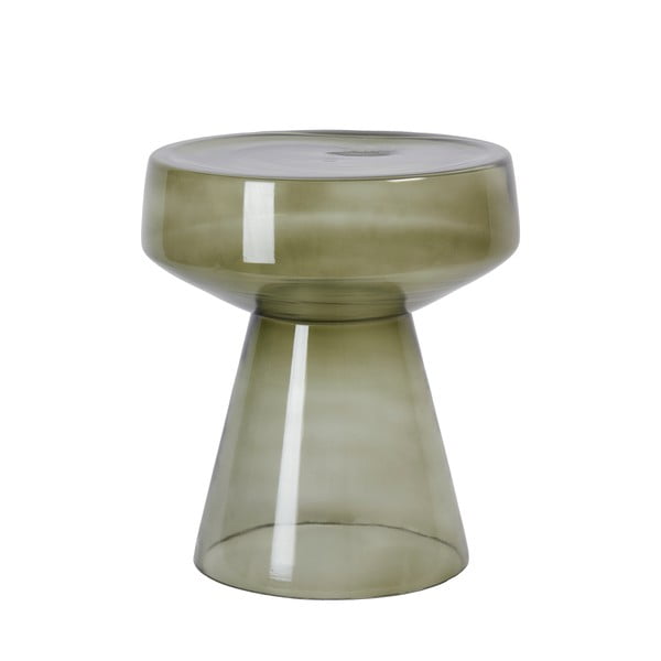 Skleněný kulatý odkládací stolek ø 37 cm Dakwa – Light & Living