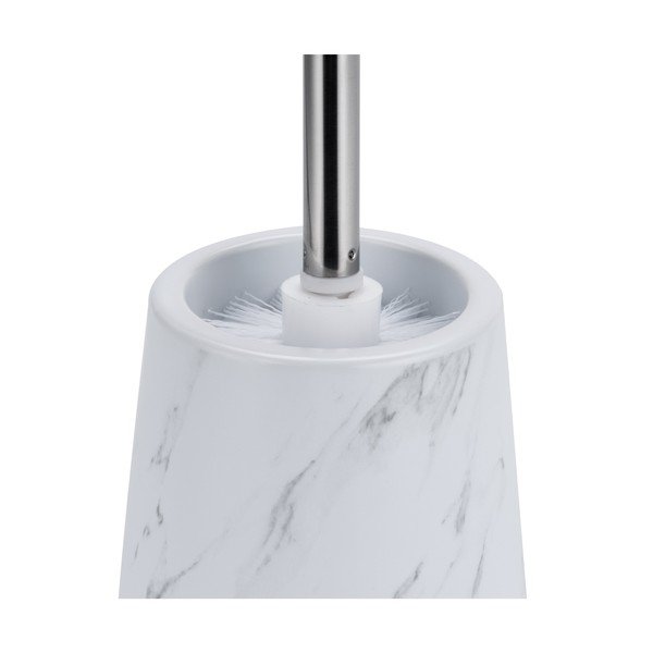 Bílá keramická WC štětka Marble - Tomasucci-image-1