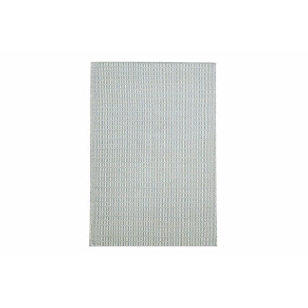 Ručně vázaný modrý koberec Serena, 180x120cm