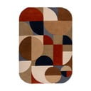 Ručně tkaný vlněný koberec v terakotové barvě 160x230 cm Mia Arch – Flair Rugs