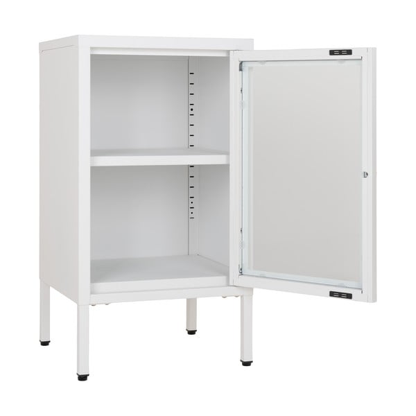 Bílá kovová vitrína 38x70 cm Dalby – House Nordic-image-2