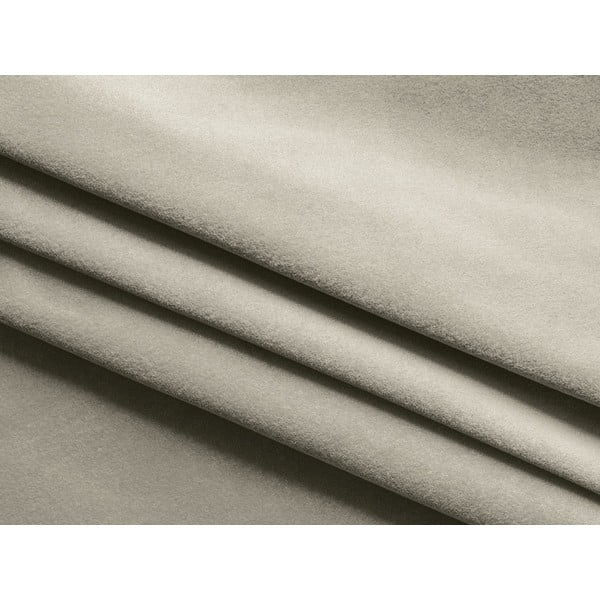 Béžová sametová podnožka Kapua – Makamii-image-3