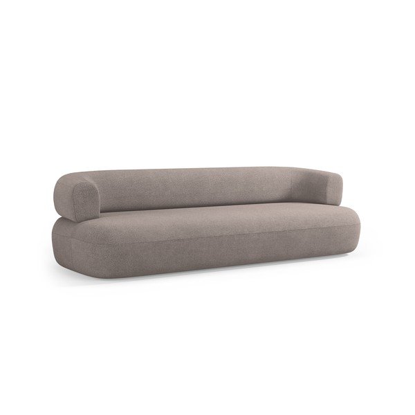Světle hnědá pohovka z textilie bouclé 226 cm Jenny – Micadoni -image-1