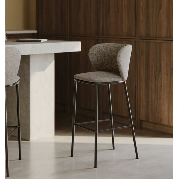 Světle hnědá barová židle 102 cm Ciselia – Kave Home-image-1