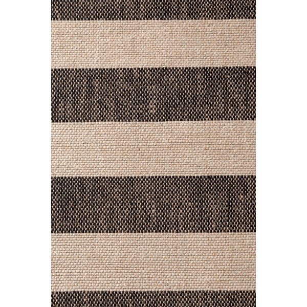 Černý/krémový oboustranný/ručně tkaný jutový běhoun 80x200 cm Playa – Hanse Home-image-4