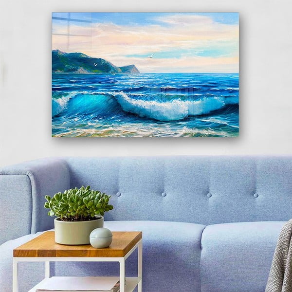 Skleněný obraz 100x70 cm Horizon – Wallity-image-1