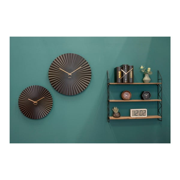 Černé stolní hodiny ve tvaru knih Karlsson-image-3