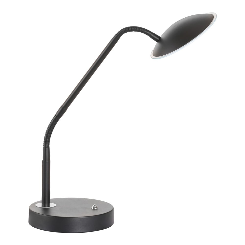 Černá LED stmívatelná stolní lampa se skleněným stínidlem (výška 60 cm) Tallri – Fischer & Honsel