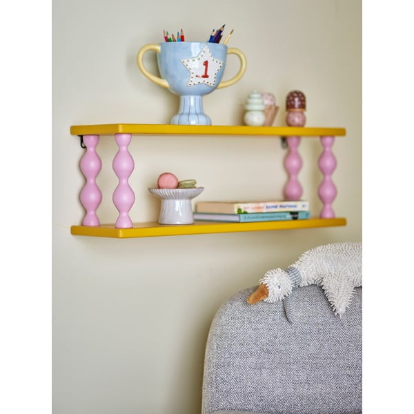 Žlutá patrová dětská police 60 cm Bibiola – Bloomingville Mini-image-1