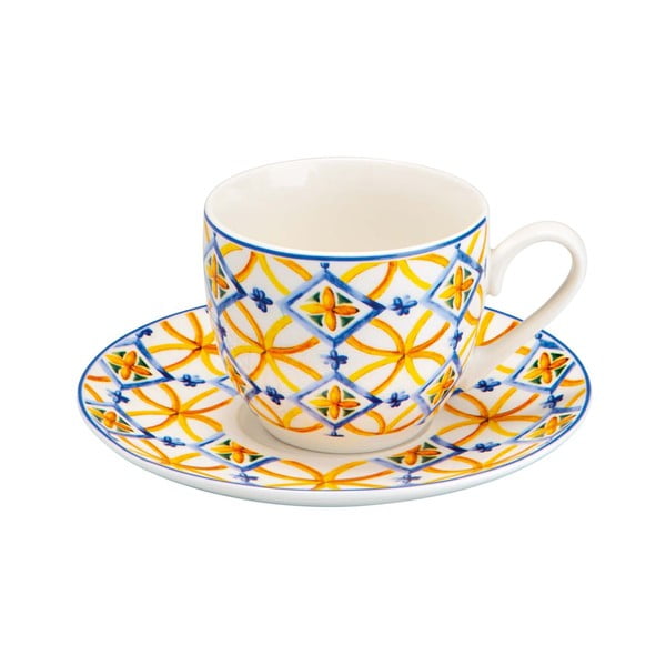 Sada 6 šálků s podšálky Brandani Medicea-image-1