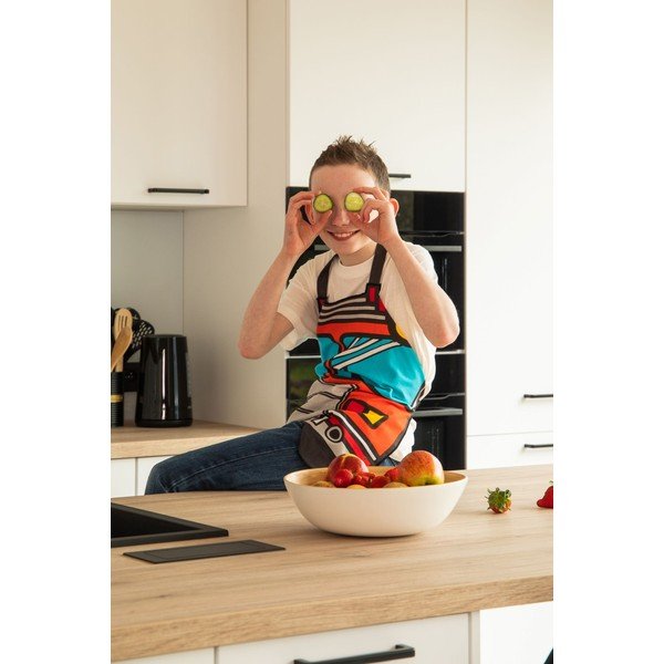 Dětská zástěra z recyklované bavlny Hero - Tiseco Home Studio-image-1