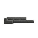 Šedá rohová pohovka (levý roh) Vanda – Mazzini Sofas