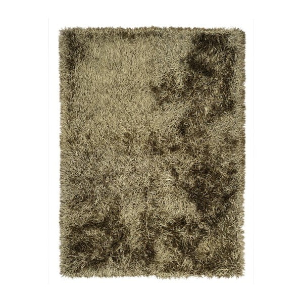 Béžový ručně tkaný vlněný  koberec Linie Design Dishy, 140 x 200 cm