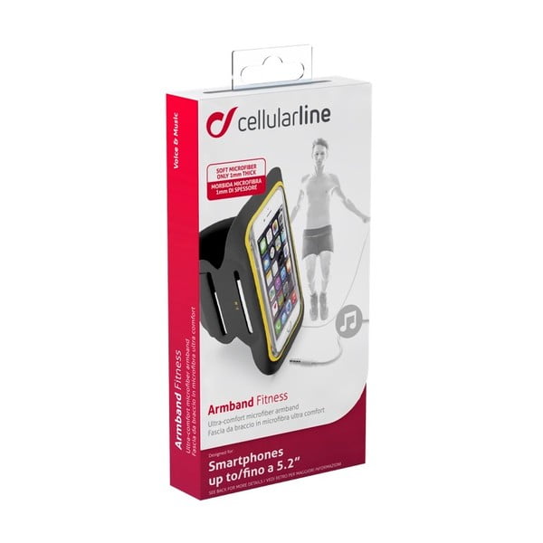 Sportovní soft pouzdro CellularLine, černé-image-1