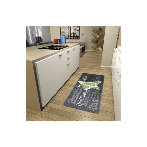 Šedý kuchyňský běhoun Hanse Home Basil, 80 x 200 cm-image-1