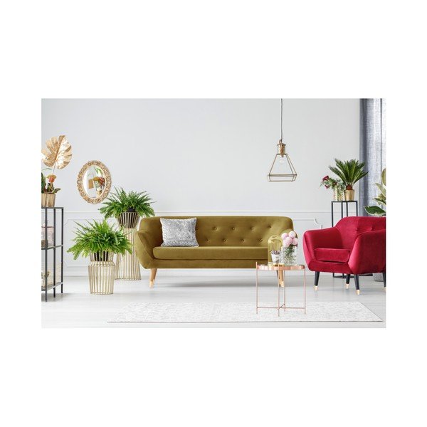 Dvoumístná pohovka ve zlaté barvě Mazzini Sofas Amelie-image-4