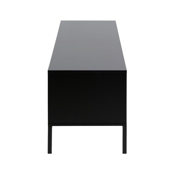 TV stolek v dekoru dubu v černo-přírodní barvě 140x45 cm Seaford – Actona-image-4