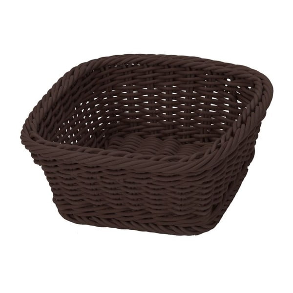 Košík Korb Quadra Brown, 19x19x7,5 cm