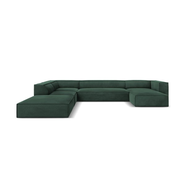 Tmavě zelená rohová pohovka (levý roh) Madame – Windsor & Co Sofas