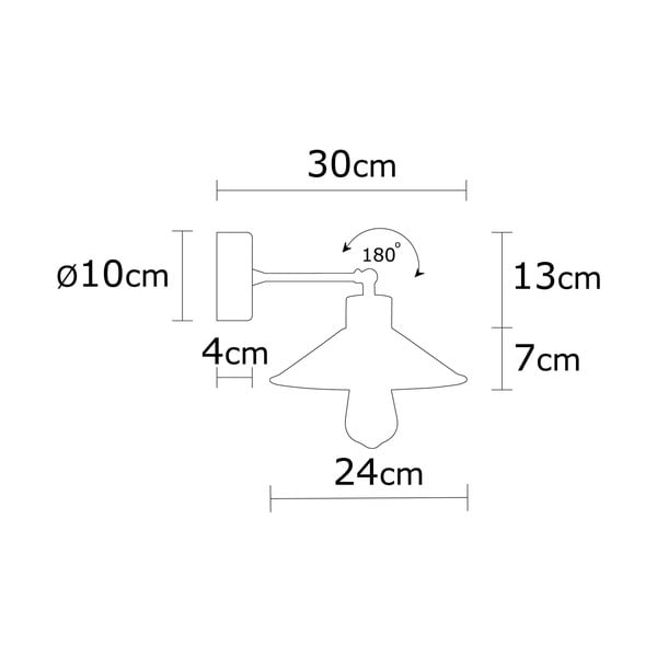 Tyrkysové/v přírodní barvě nástěnné svítidlo ø 24 cm Manavgat – Opviq lights-image-3