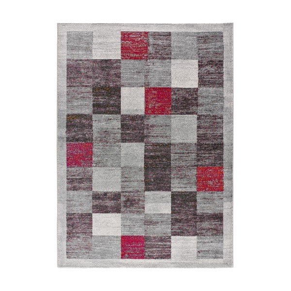 Červeno-šedý koberec 200x290 cm Sheki – Universal