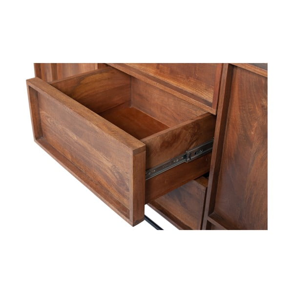 Hnědá komoda z mangového dřeva WOOOD Forrest, šířka 160 cm-image-1