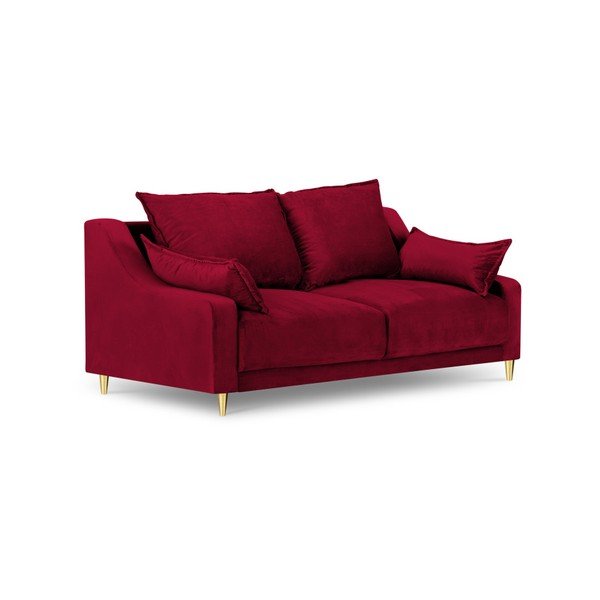 Červená pohovka Mazzini Sofas Pansy, 150 cm