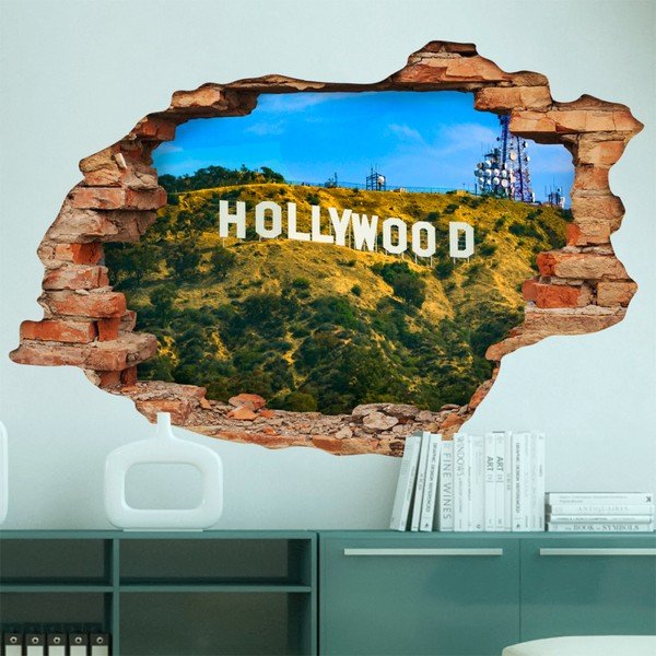 Samolepka Ambiance Landscape Hollywood Hill, 60 x 90 cm-image-1