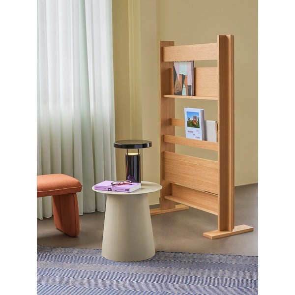 Paraván v dekoru dubu v přírodní barvě Forma – Hübsch-image-1