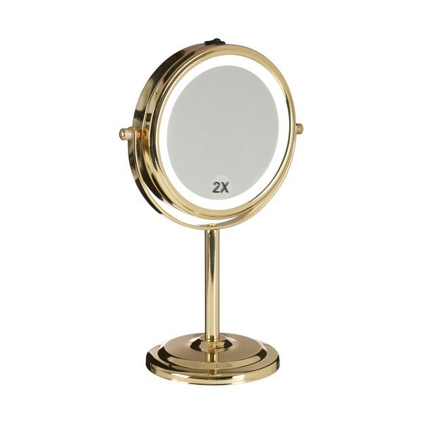 Kosmetické zrcadlo s osvětlením/zvětšovací (zvětšení 2x) ø 15 cm Cassini – Premier Housewares-image-3