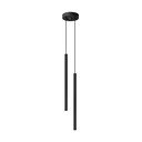 Černé kovové závěsné svítidlo ø 15 cm Fideus – Sollux
