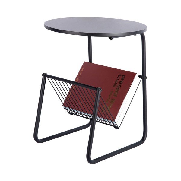 Kovový kulatý odkládací stolek ø 40 cm Riqueza Revista – Leitmotiv-image-2