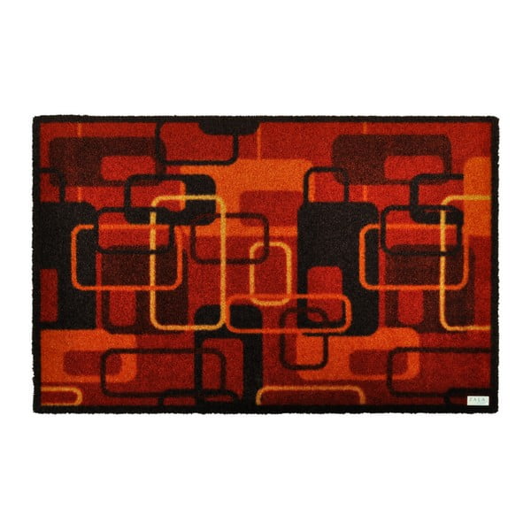 Červená rohožka Hanse Home Design Retro Red Terra, 50 x 70 cm