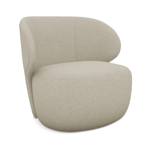 Béžové křeslo Kama – Makamii