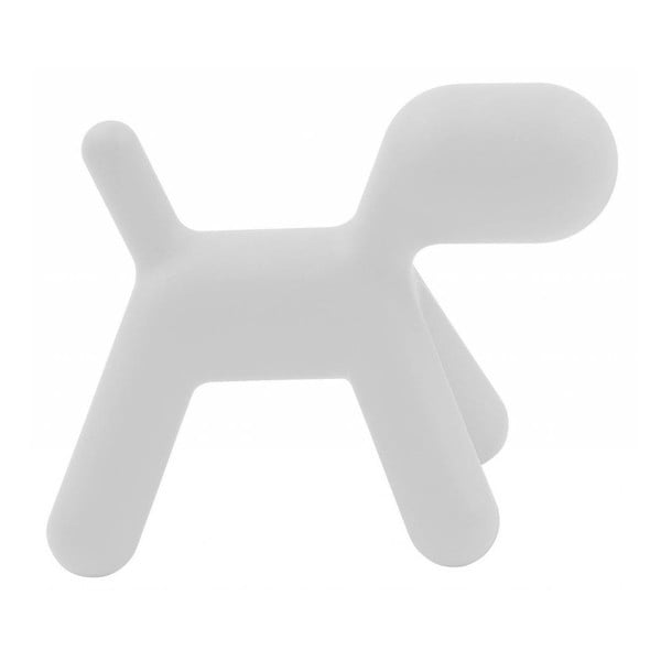 Bílá dětská stolička ve tvaru psa Magis Puppy, výška 81 cm