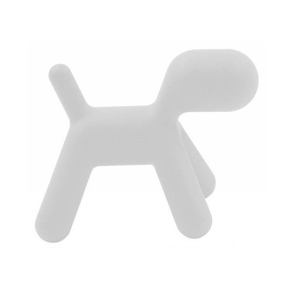 Bílá dětská stolička ve tvaru psa Magis Puppy, výška 81 cm
