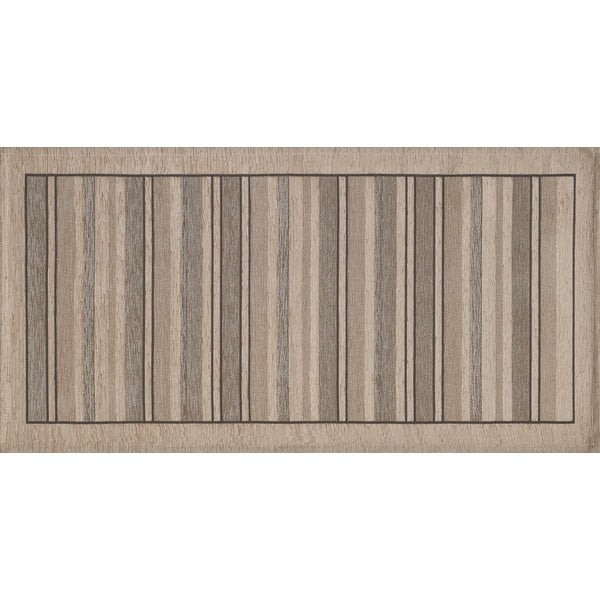 Béžový běhoun Floorita Velour, 55 x 280 cm-image-1